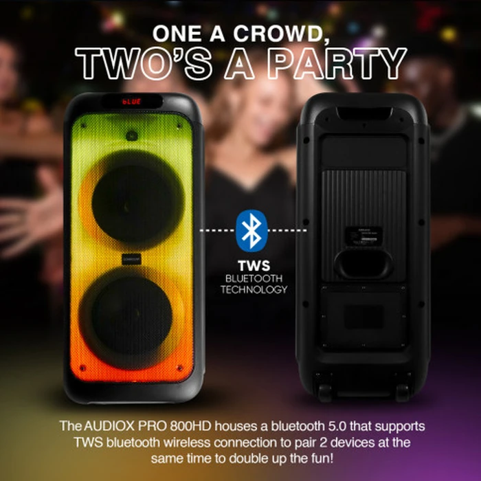 Karaoke Sonic Gear RGB with HD AUDIO 'AUDIOX PRO 800' RMS 70W