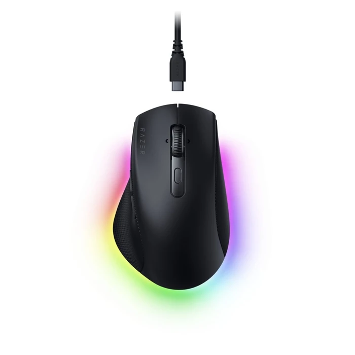 Gaming Ποντίκι Razer PRO CLICK V2 - Wireless Ergonomic - ChatGPT AI - RGB - Long Battery