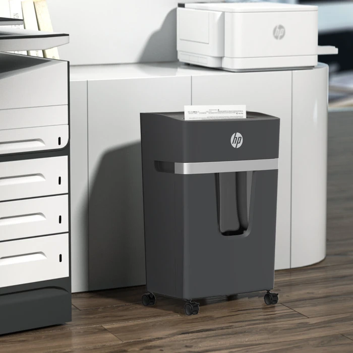 Καταστροφέας Εγγράφων HP OneShred 15CC 2803 με συνδετήρες και καρτών Cross Cut P4
