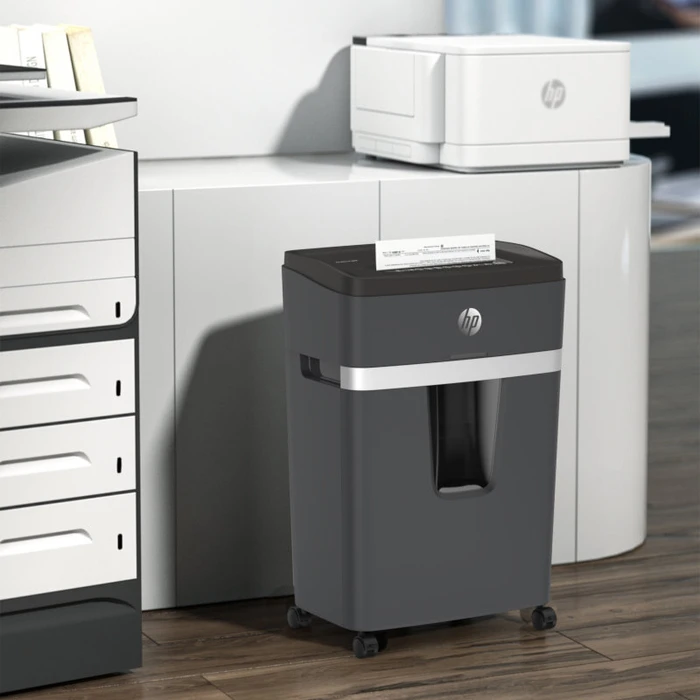 Καταστροφέας εγγράφων HP Pro Shredder 12MC 2814 με συνδετήρες και καρτών Micro Cut P5 12 x A4 25L