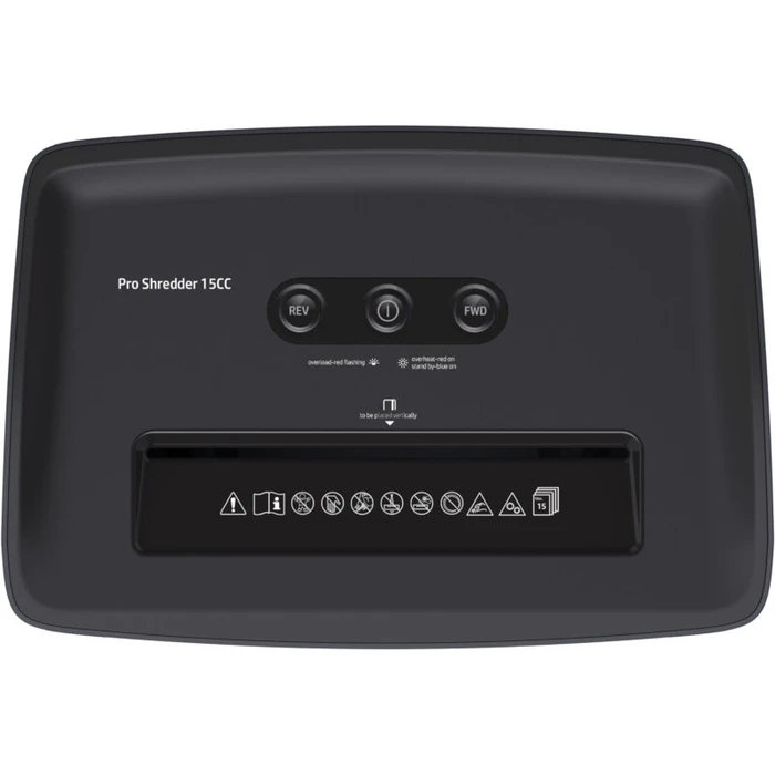 Καταστροφέας Εγγράφων HP ProShredder 15CC – 2811 Επαγγελματικός με συνδετήρες Cross Cut P4 – 15 x A4 – 20L