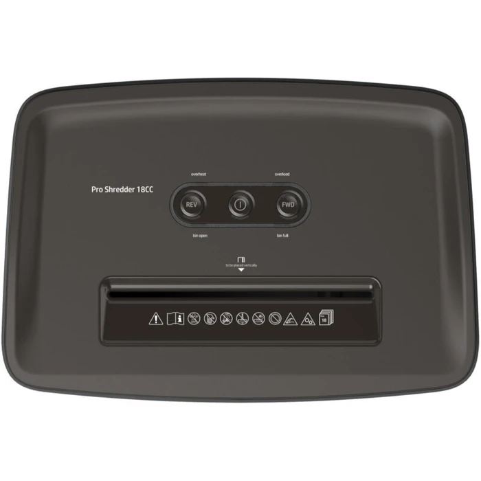 Καταστροφέας εγγράφων HP Pro Shredder 18CC 2813 με συνδετήρες και καρτών Cross Cut P4 18 x A4 25L