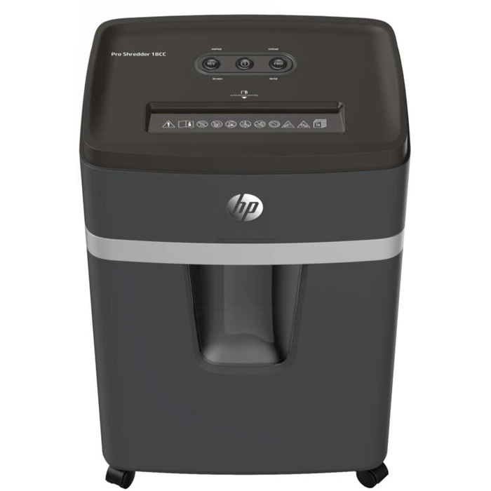 Καταστροφέας εγγράφων HP Pro Shredder 18CC 2813 με συνδετήρες και καρτών Cross Cut P4 18 x A4 25L