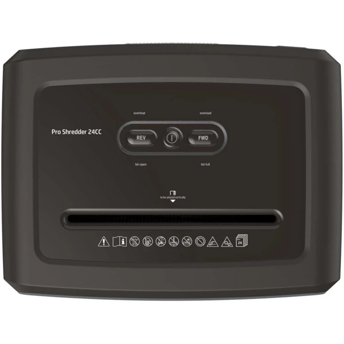 Καταστροφέας Εγγράφων HP Pro Shredder 24CC – 2815 με συνδετήρες και καρτών Cross Cut P4 – 24 x A4 – 30L