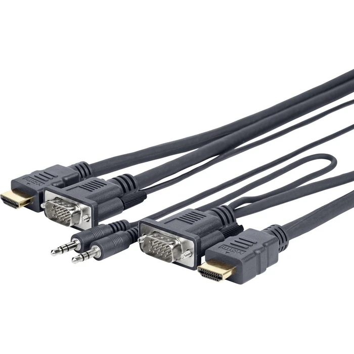 Vivolink Καλώδιο VGA σε HDMI 7 m (PROVGAHDMIFLY7)