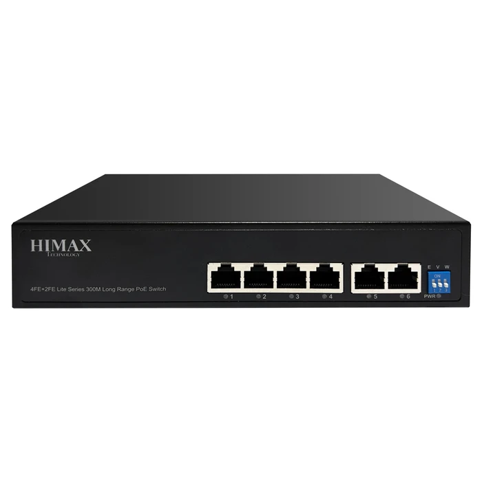 Network Switch Himax PoE PS1402E-L, 4x PoE & 2x Ethernet θύρες, έως 100Mbps