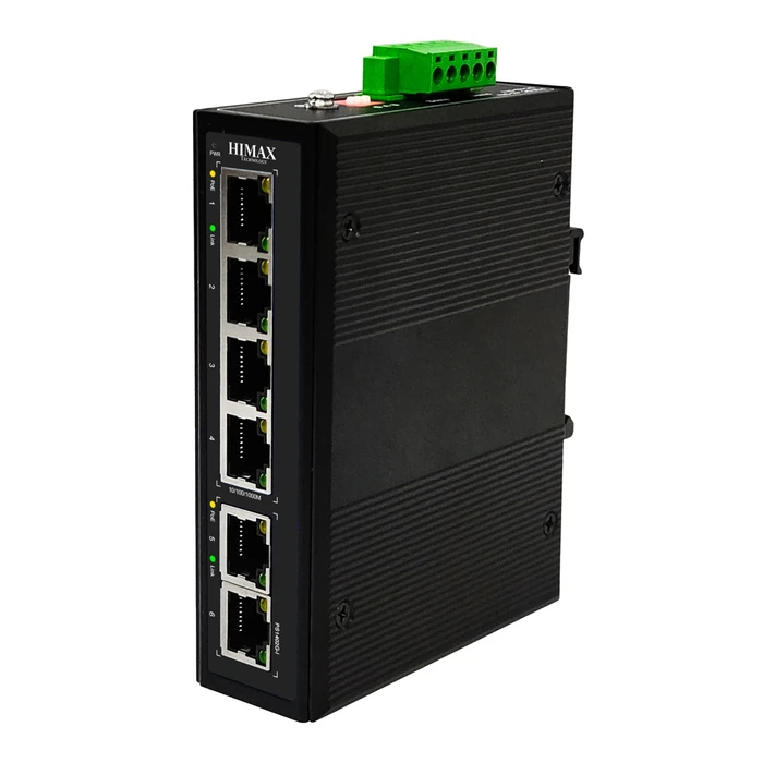 Network Switch Himax industrial PoE PS1402G-I, 4x GE PoE & 2x GE έως 1000Mbps