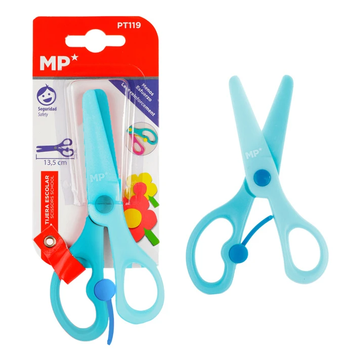 Παιδικό Ψαλίδι Mp Χαρτιού Pt119 Πλαστικό 13.5cm Μπλε