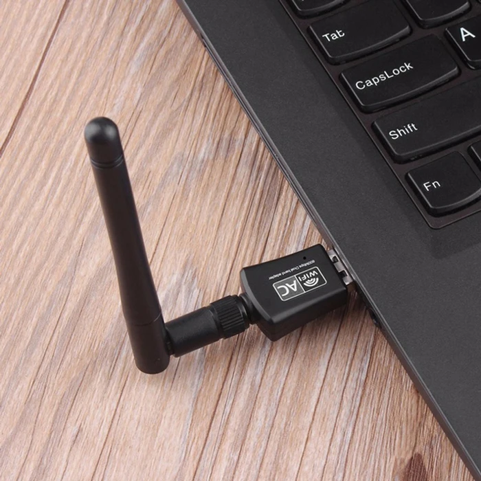 Αντάπτορας Δικτύου USB Powertech PT-1042, 600Mbps, 2.4/5GHz