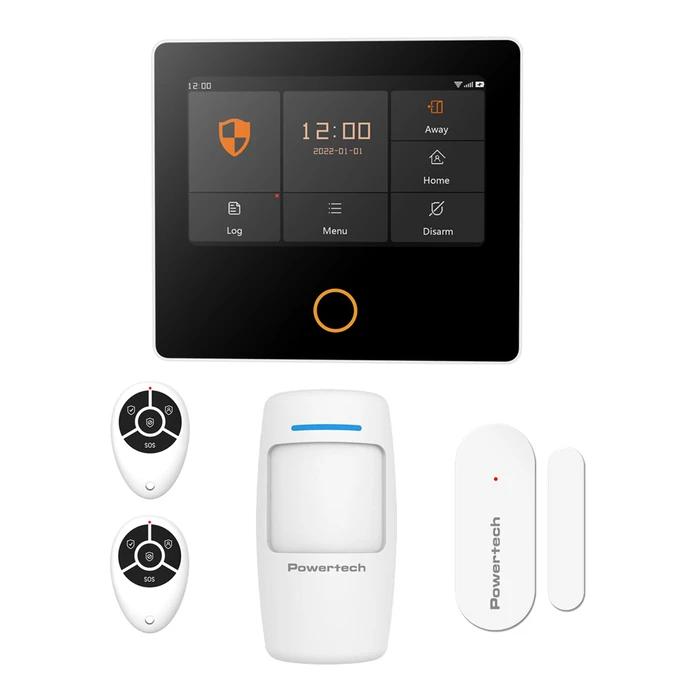 Σύστημα Συναγερμού Powertech Ασύρματο PT-1125, Αφής, Wi-Fi, 2G, Tuya