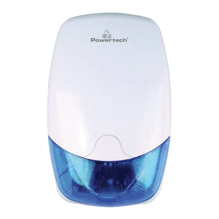 Σειρήνα Συναγερμού Powertech PT-1137, εξωτερικού χώρου, 110dB, μπλε