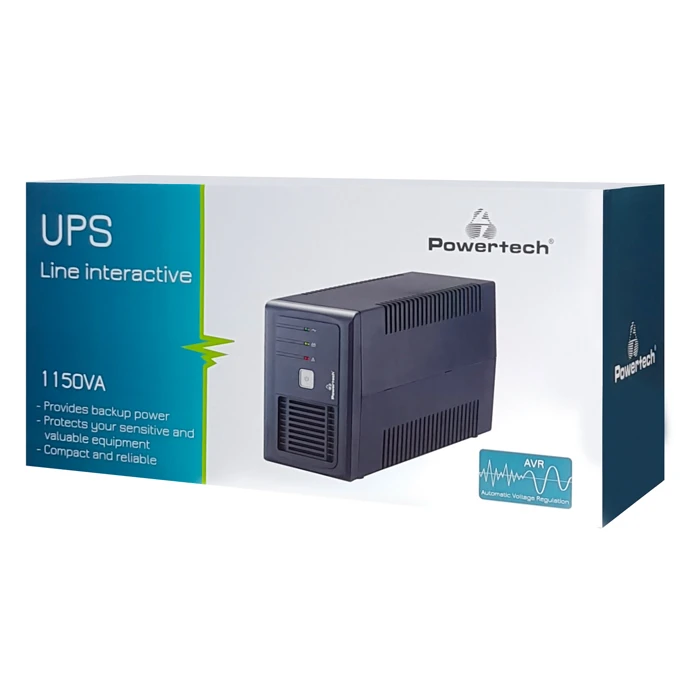 UPS Powertech Line Interactive PT-1150LI, 1150VA, 690W