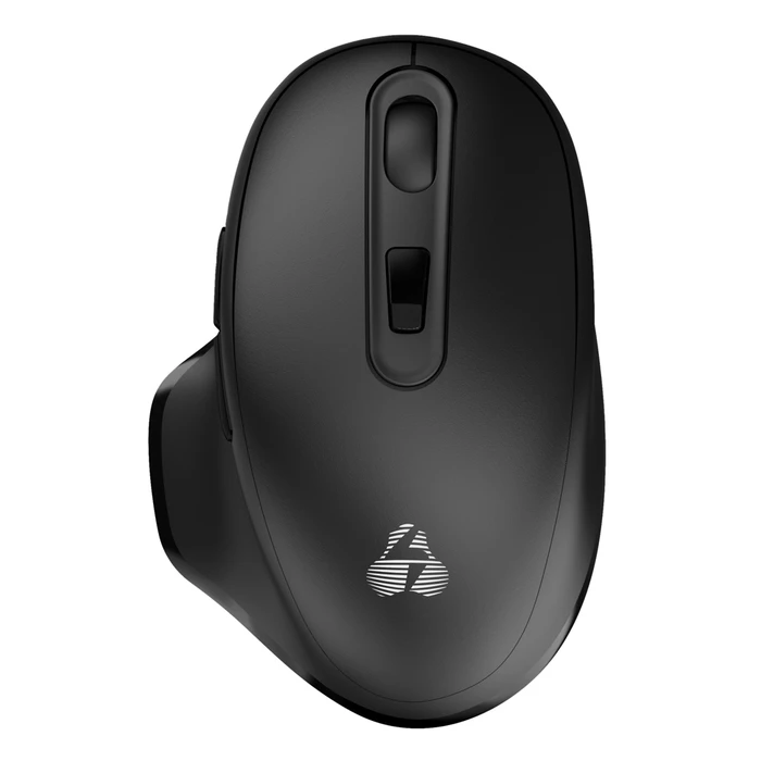 Ποντίκι Ασύρματο Powertech PT-1152, USB & USB-C δέκτη, 1600DPI, μαύρο