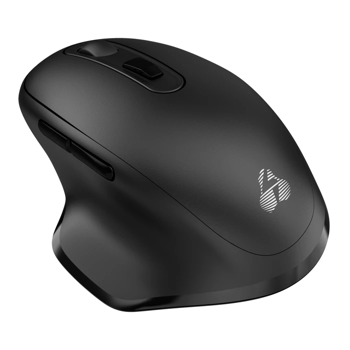 Ποντίκι Ασύρματο Powertech PT-1152, USB & USB-C δέκτη, 1600DPI, μαύρο