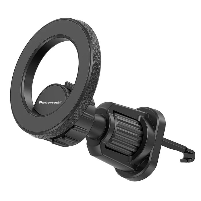 Βάση Κινητού Αυτοκινήτου Powertech PT-1240, Αεραγωγού, Μαγνητική, Μαύρη