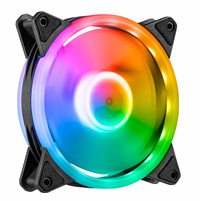 Case Fan 12cm Powertech Pt-1284 Για Pc, LED RGB, 1200Rpm