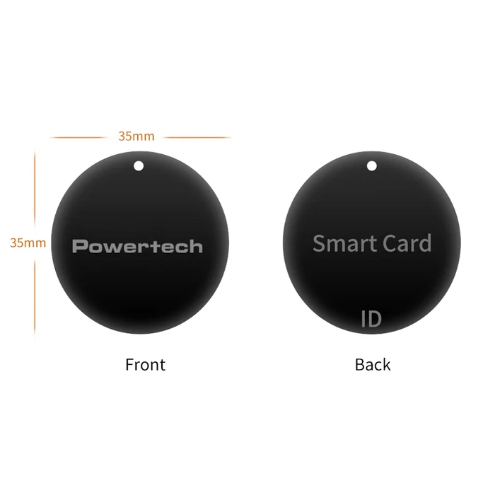 Κάρτα Ελέγχου Πρόσβασης Powertech Rfid Pt-1286, Μαύρη