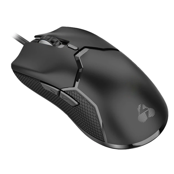 Ποντίκι Ενσύρματο Powertech Pt-1289, Οπτικό, Έως 1600Dpi, Μαύρο