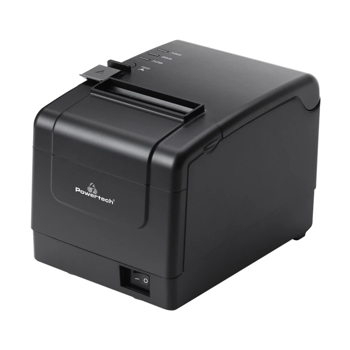 Θερμικός Εκτυπωτής Αποδείξεων Powertech Pt-1304, Usb/Lan, Μαύρος