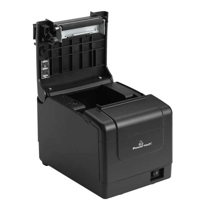 Θερμικός Εκτυπωτής Αποδείξεων Powertech Pt-1304, Usb/Lan, Μαύρος