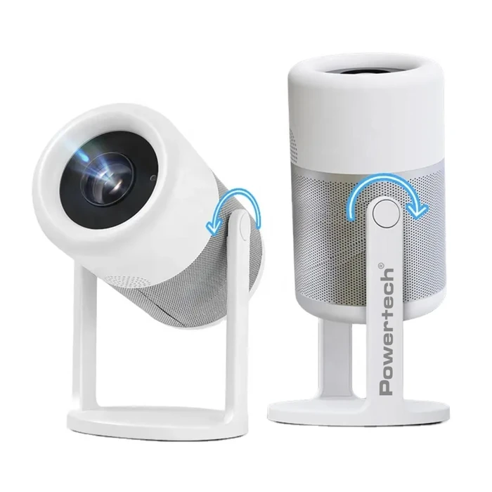 Projectors Powertech Smart PT-1305, 1080p, WiFi, Android, 170 ANSI lumens, λευκός