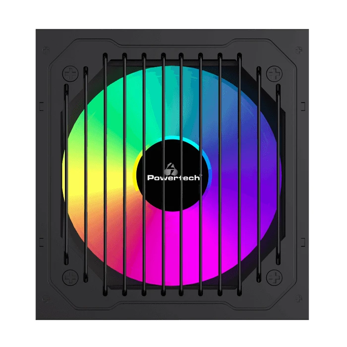 Τροφοδοτικό 700W Powertech Pt-1311, 80Plus Bronze, Atx, 120Mm RGB Fan, Semi Modular
