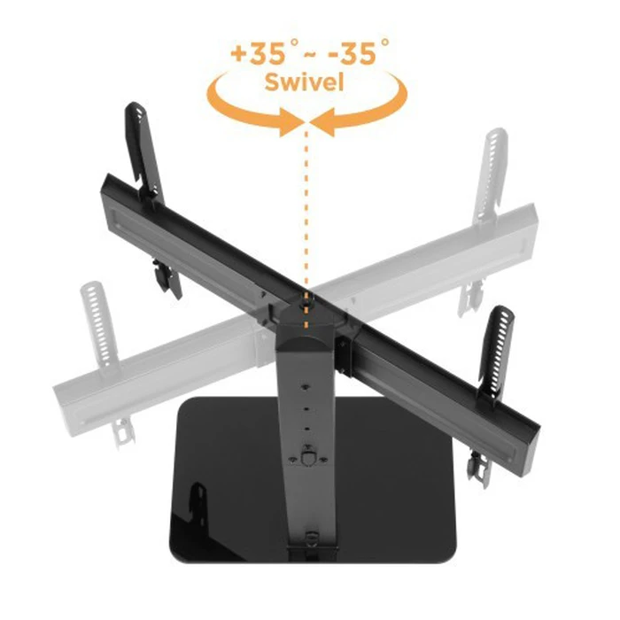 Βάση Τηλεόρασης Powertech επιτραπέζια PT-1328 37-70", 40kg
