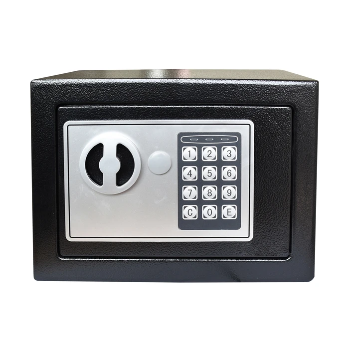 Χρηματοκιβώτιο Powertech ασφαλείας PT-1342, ψηφιακό κλείδωμα, 23x17x17cm, 2.18kg