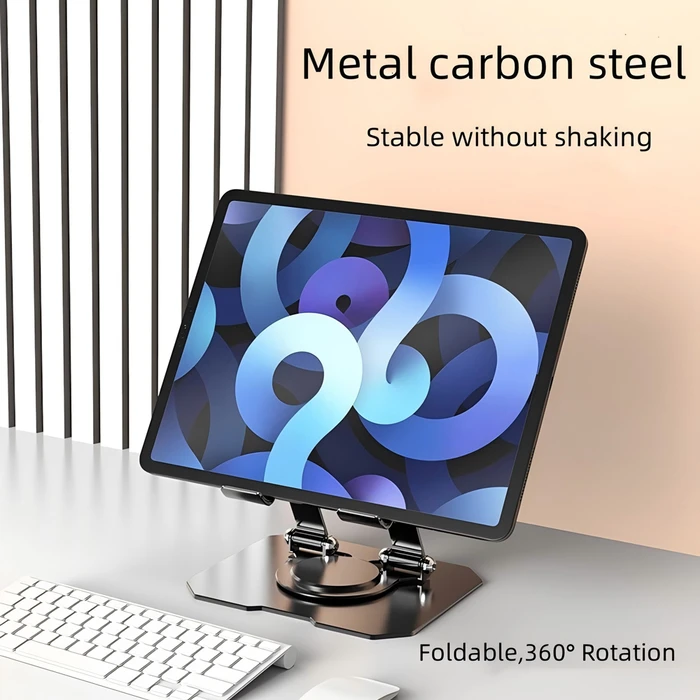 Επιτραπέζια Βάση Powertech για Tablet Pt-1355 Έως 16", Foldable, Μαύρη