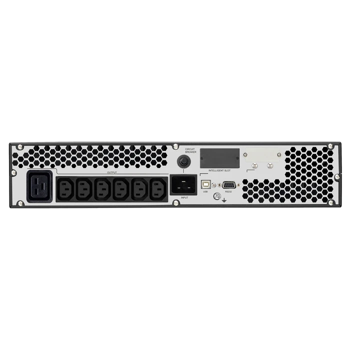 UPS Powertech On Line PT-1360 για rack 2U, με Οθόνη, 3000VA/2700W, 7x DC output
