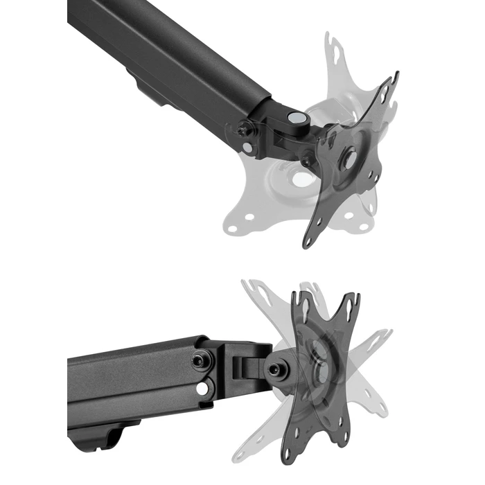 Βάση Monitor Powertech Γραφείου PT-1365 για 17"-27", έως 7kg