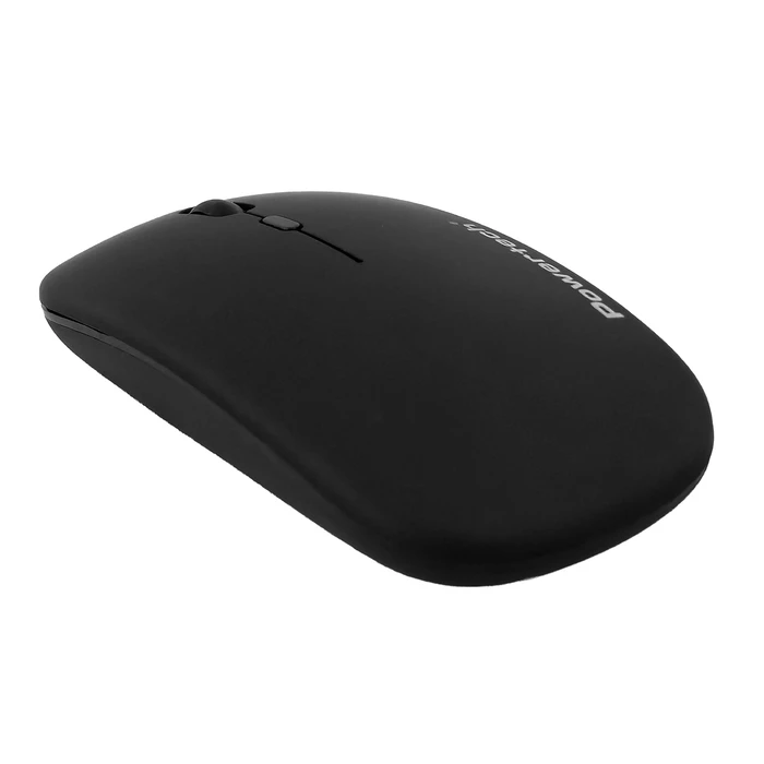 Ποντίκι Ασύρματο Powertech Pt-1381, 2.4Ghz & Bluetooth, 1600Dpi, 500mAh, Μαύρο