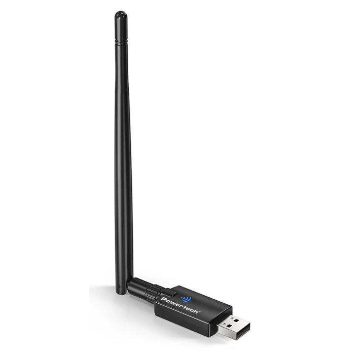 Αντάπτορας Δικτύου USB Powertech & Bluetooth 5.3 PT-1386, 900Mbps WiFi 6