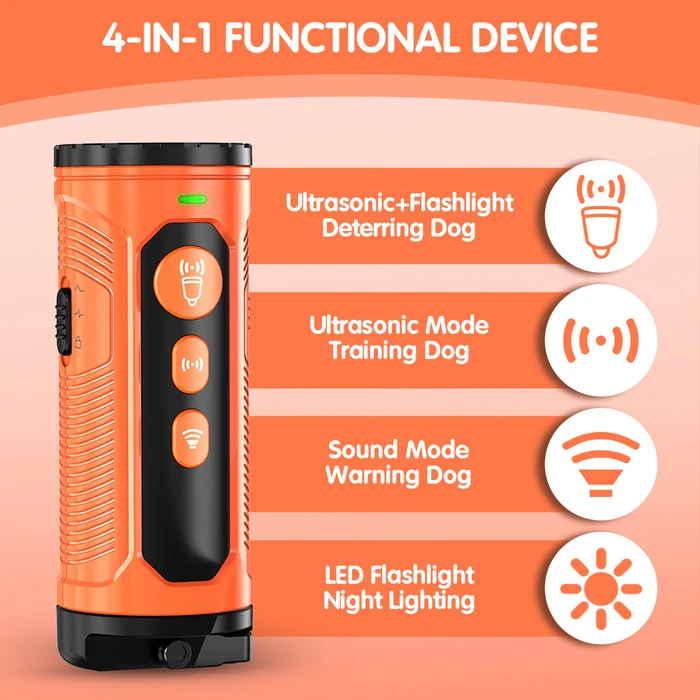 Συσκευή Υπέρηχων Powertech Εκπαίδευσης Σκύλου Pt-1394, Εμβέλεια 5-7M