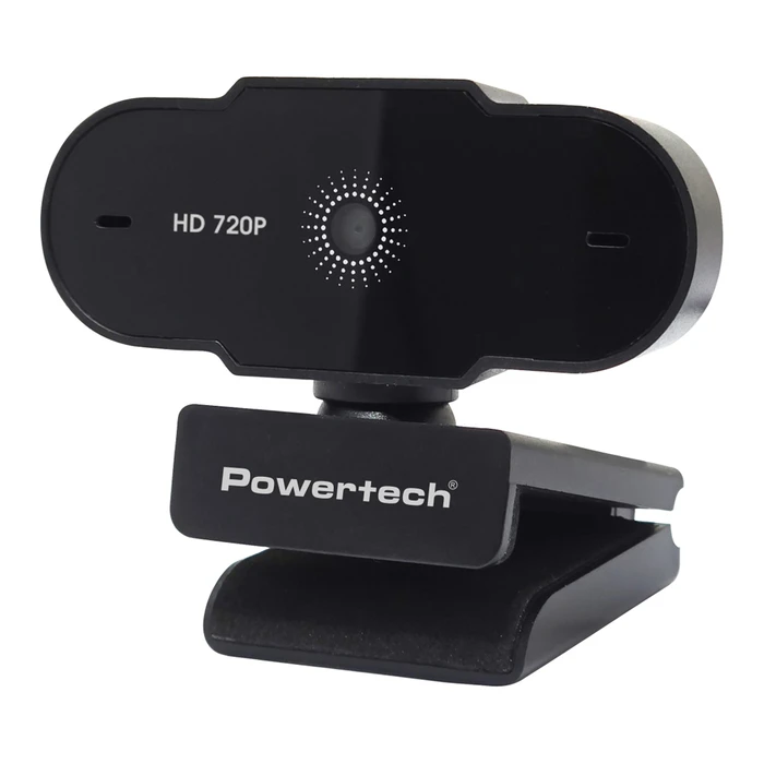 Webcam Powertech Pt-1426, 0.9Mp, 720P Hd, Fixed Εστίαση, 1.5M, Μαύρη