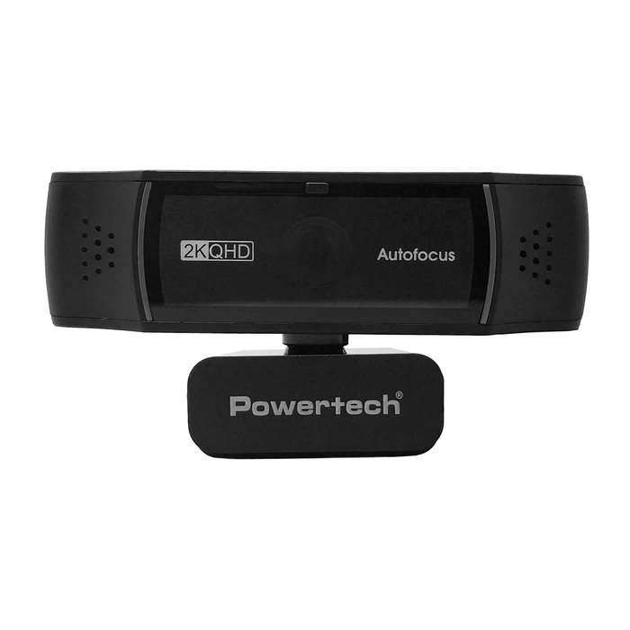 Webcam Powertech Pt-1428, 5Mp, 2K Qhd, Αυτόματη Εστίαση, 1.5M, Μαύρη