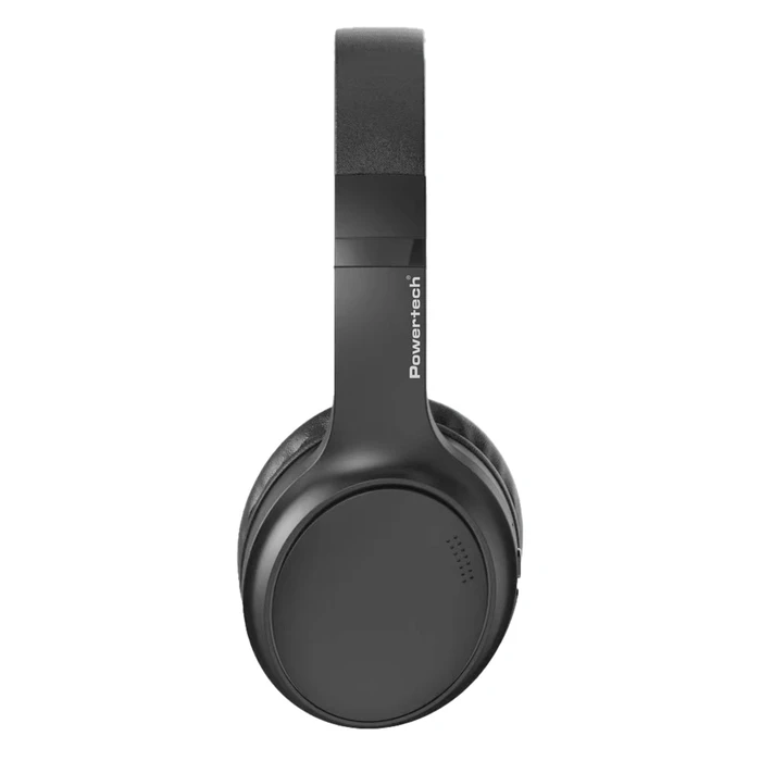 Headphones Powertech Pt-1463, Ενσύρματα & Ασύρματα, Anc, 40Mm, 500mAh, Μαύρα