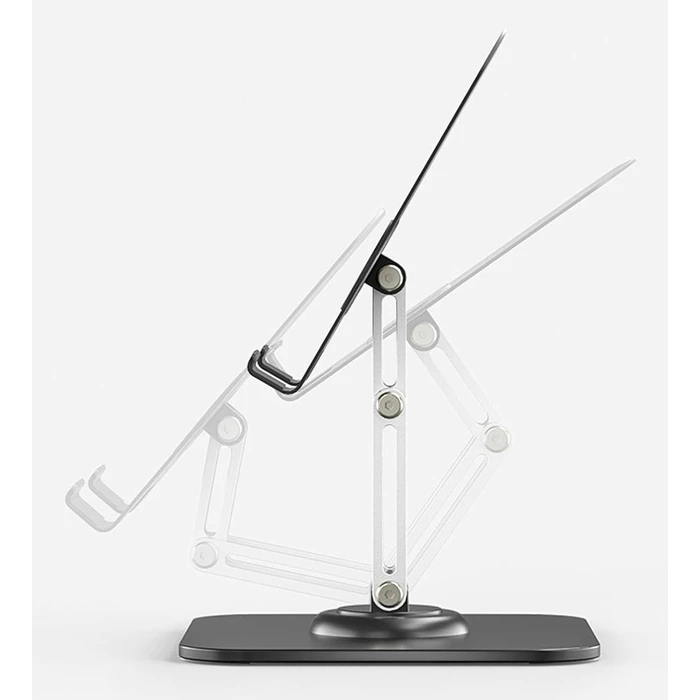 Επιτραπέζια Βάση Powertech για Tablet Pt-1494, Foldable, Μαύρη