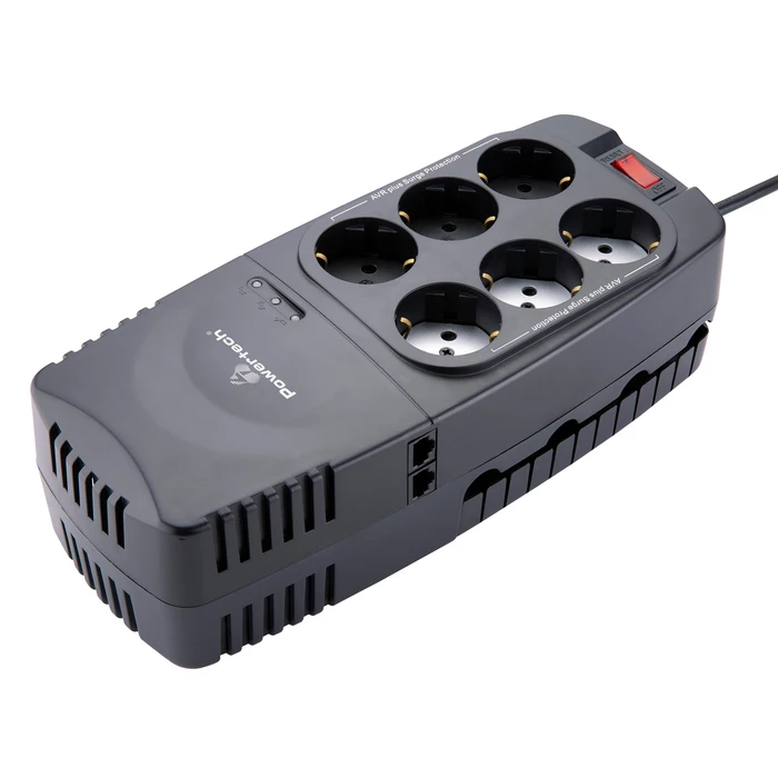 UPS Powertech Pt-1496, 2000Va/1000W, 6X Schuko