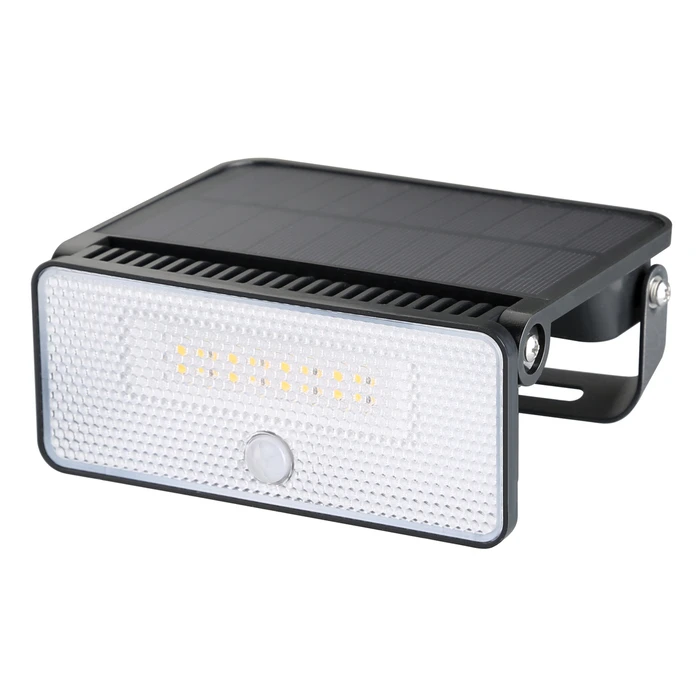 POWERTECH Solar Lighting PT-1517 with Motion Sensor 8W 1800mAh Black