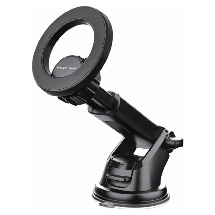 POWERTECH Βάση Smartphone Αυτοκινήτου PT-1550 Μαγνητική Μαύρη