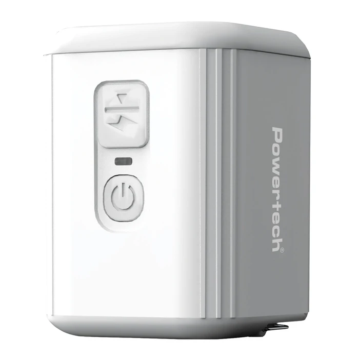 POWERTECH Μίνι Τρόμπα PT 1553 με Φακό 5W Επαναφορτιζόμενη Λευκή
