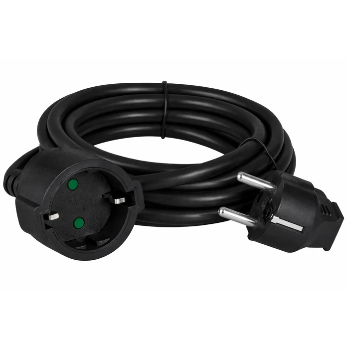 POWERTECH μπαλαντέζα ρεύματος PT-1562 1x schuko 16A 5m μαύρη