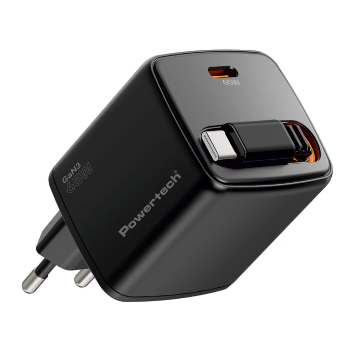 POWERTECH φορτιστής τοίχου PT-1573 USB-C 65W GaN