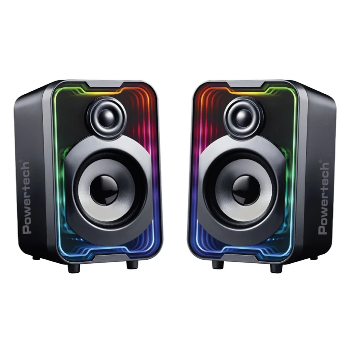 POWERTECH Speakers PT 1575 RGB Bluetooth USB USB C