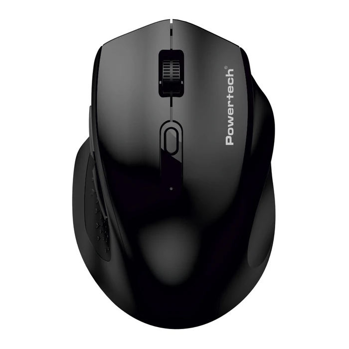 Powertech PT-1578 Ασύρματο Εργονομικό Bluetooth Ποντίκι Μαύρο