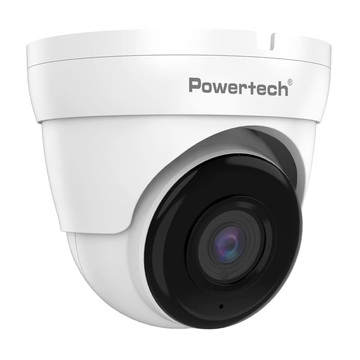 POWERTECH hybrid CCTV dome camera PT-1589 with microphone & IR, 8MP, 2.8mm, IP66