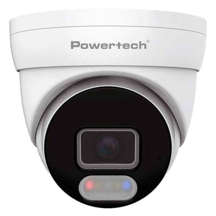 POWERTECH IP κάμερα PT-1593 με μικρόφωνο & Full Color λειτουργία, 8MP, 2.8mm, PoE, IP67