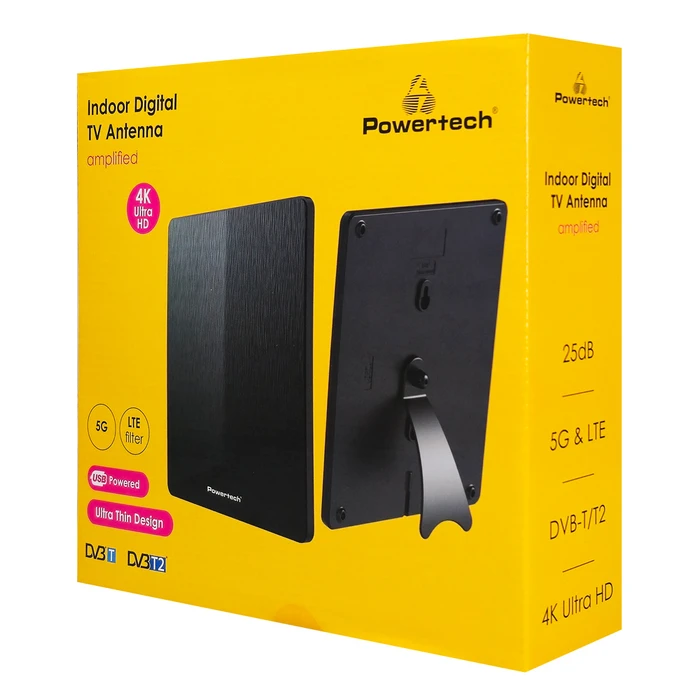 POWERTECH PT-1607 Ψηφιακή Εσωτερική Κεραία Τηλεόρασης (δεν Απαιτεί τροφοδοσία)