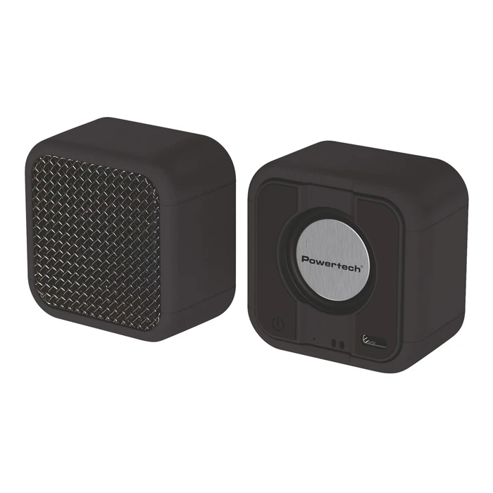 POWERTECH μίνι φορητό ηχείο TWS PT-1626, μαγνητικό, 5W, Bluetooth 5.0, 400mAh, μαύρο
